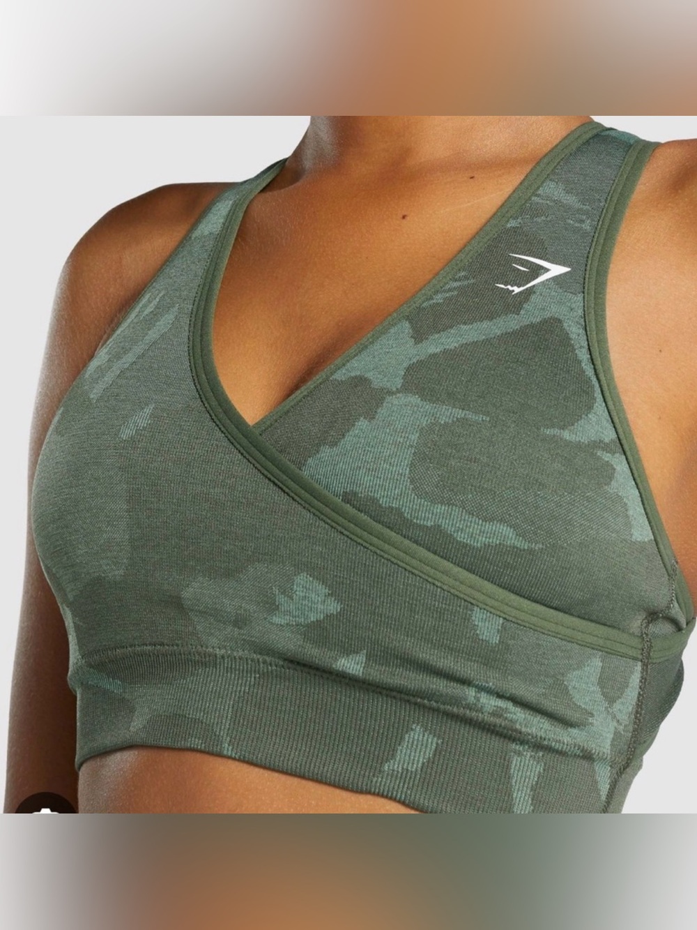 Gymshark adapt camo seamless bra